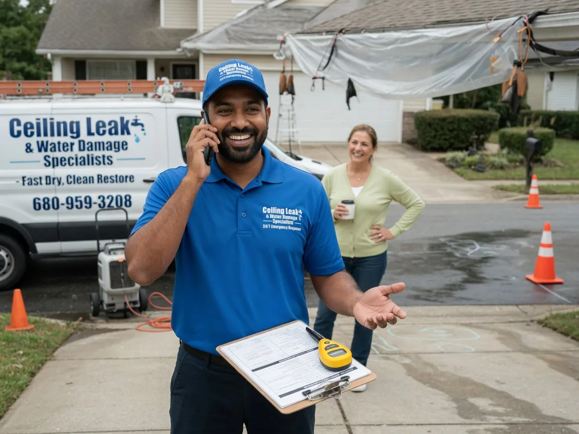 Ceiling Leak Cleanup Goldsboro, TX FAQs